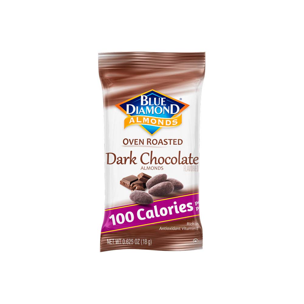 Blue Diamond Almonds Dark Chocolate Cocoa Dusted Snack Nuts