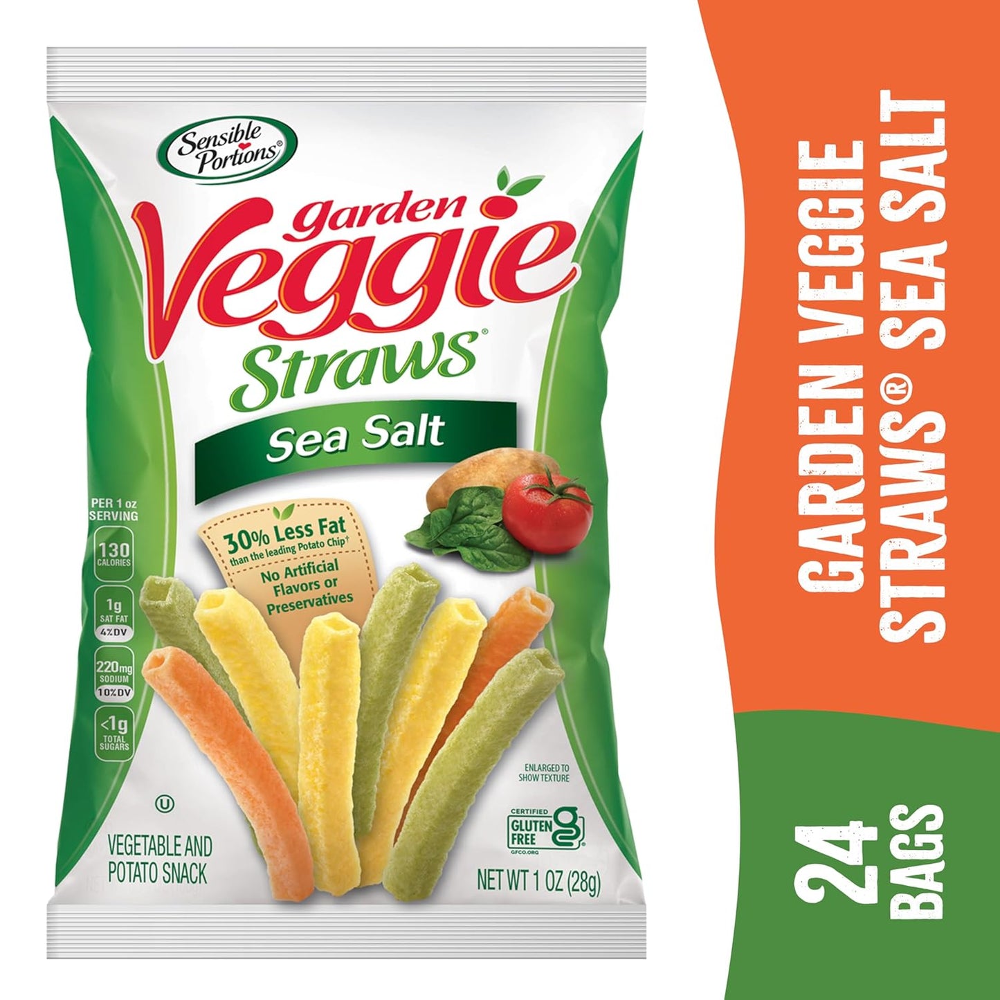 Sensible Portions Garden Veggie Snacks Sea Salt