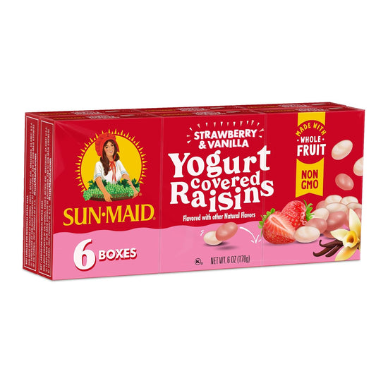 Sun-Maid Strawberry & Vanilla Yogurt Coated Raisins
